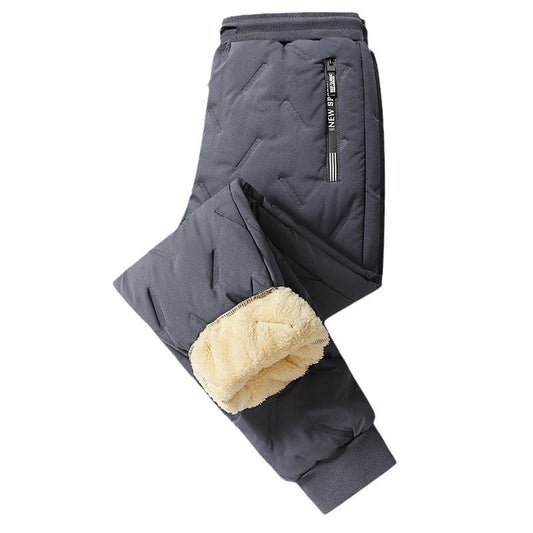 Lamb Wool Water Proof and Wind Proof Warm Cotton Pants