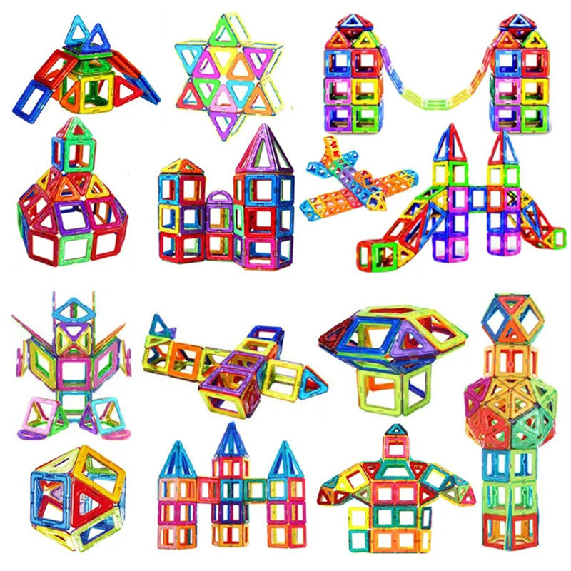 Magnetic Building Blocks DIY Magnets Toys For Kids Designer Construction Gift Sets