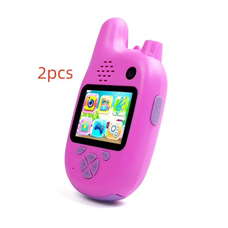 Walkie-Talkie Toys Mini HD Cartoon Cameras