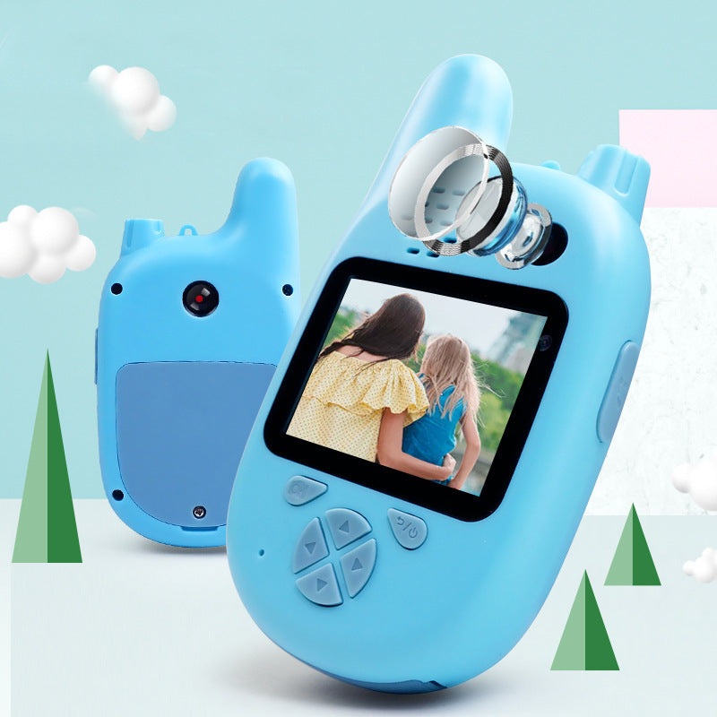 Walkie-Talkie Toys Mini HD Cartoon Cameras