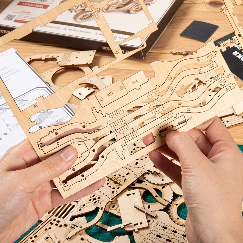 Build & Play: Wooden 3D Car Puzzle for All Ages