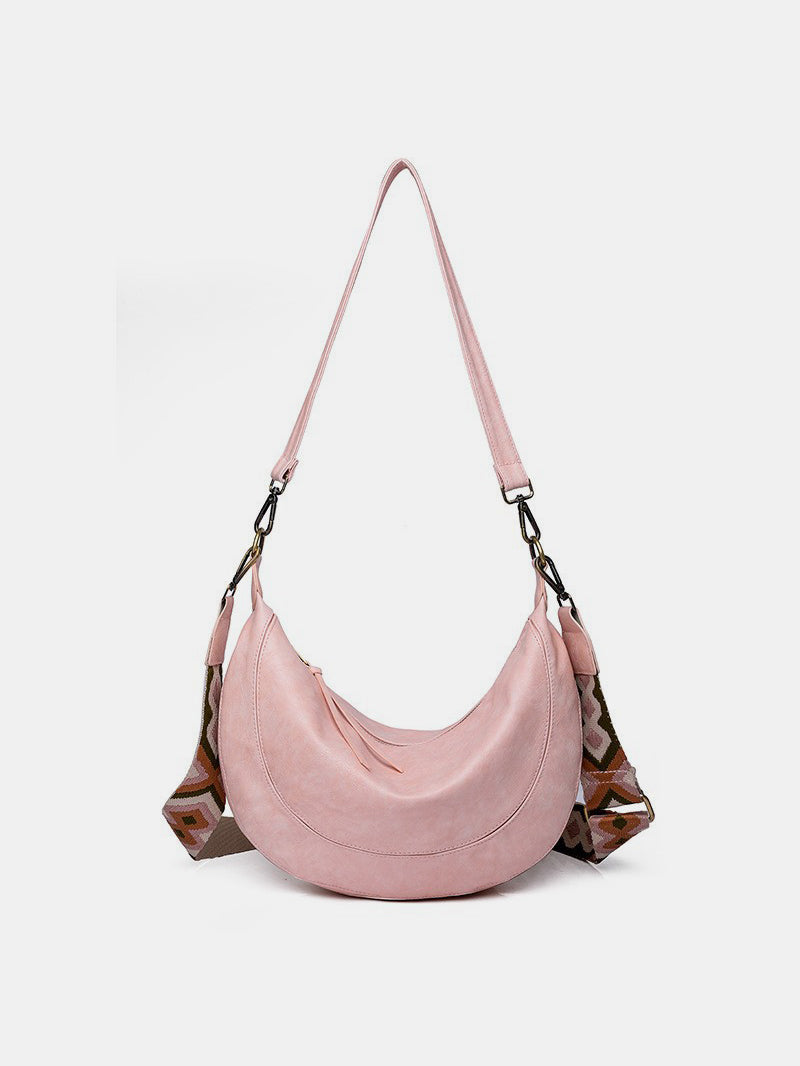 Chic & Versatile: PU Leather Crossbody Bag with Removable Strap