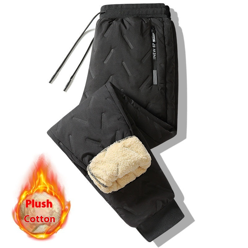 Lamb Wool Water Proof and Wind Proof Warm Cotton Pants