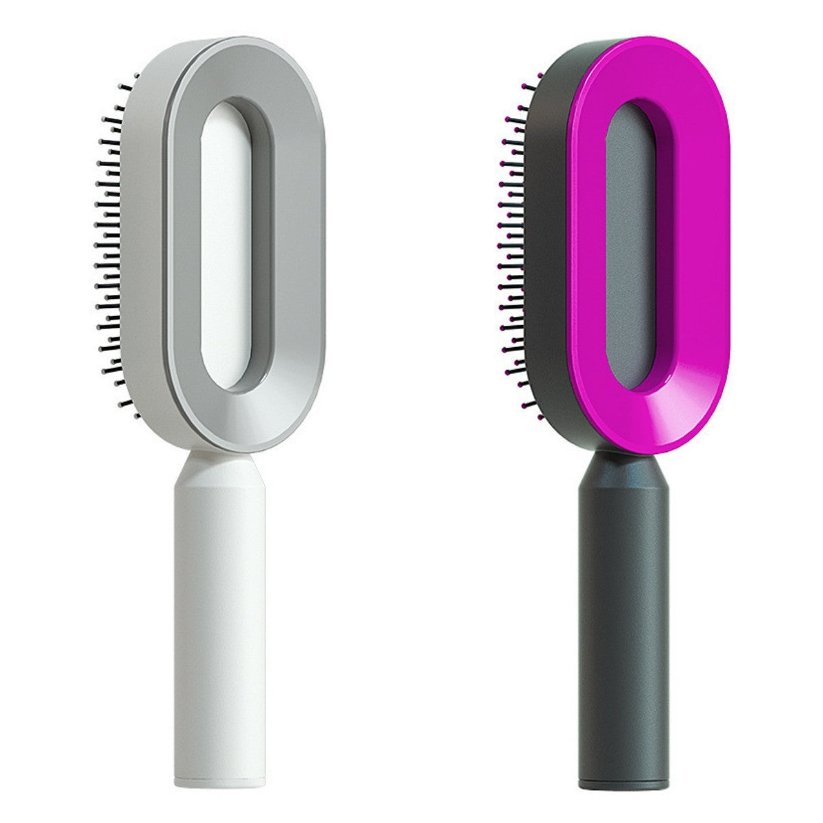 Self Cleaning Hair Brush For Women One-key Cleaning Hair Loss Airbag Massage Scalp Comb Anti-Static Hairbrush -Detangling hair brushes - Mag Max Mart