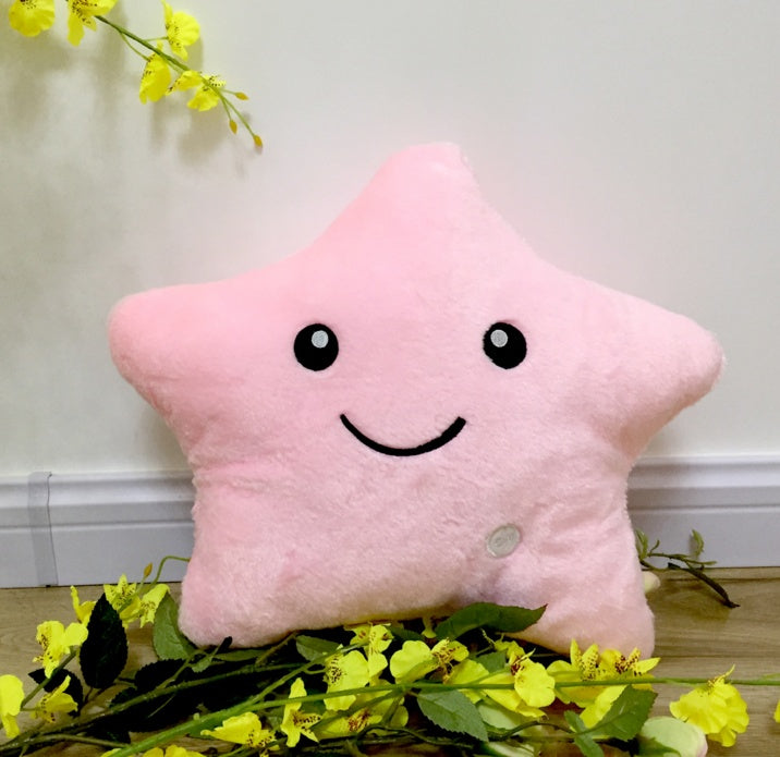 34CM Twinkle Twinkle Little Stars Glow-in-the-Dark Pillow