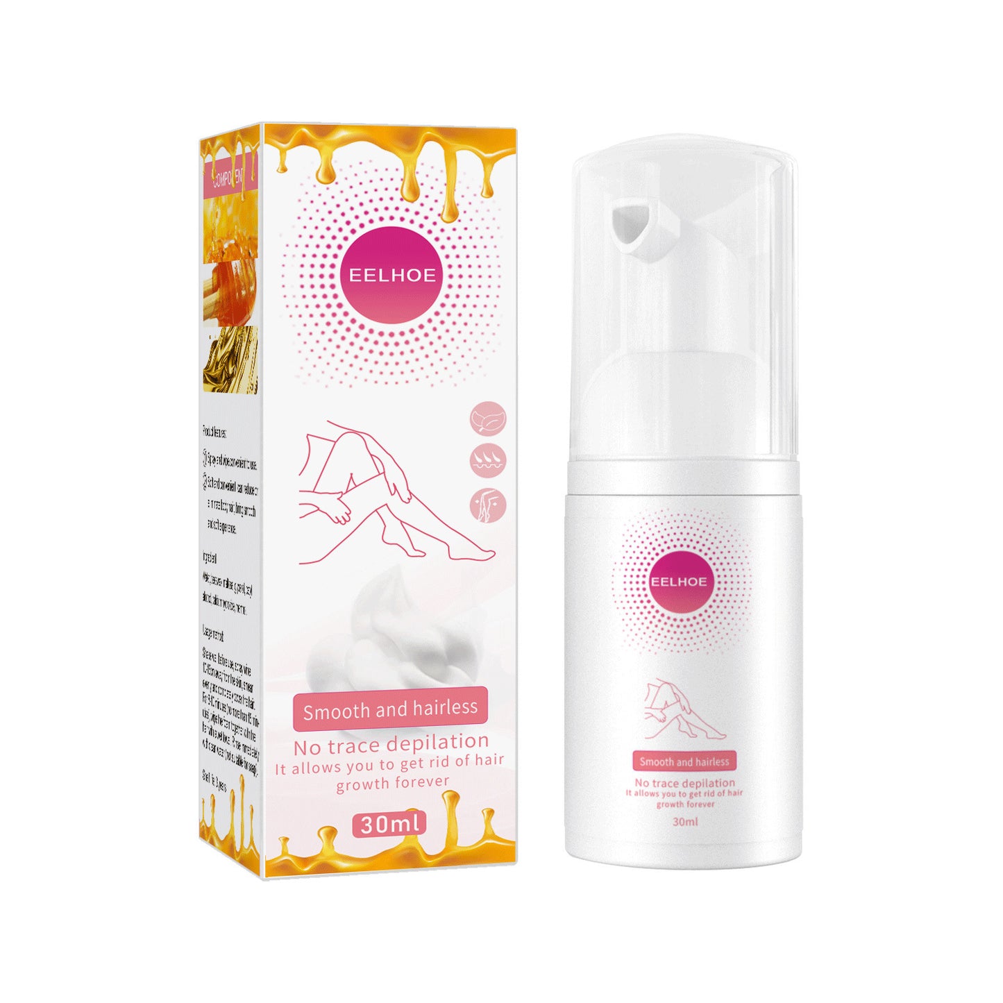 Mu Si Honey Hair Removal Spray Removes All Over The Body - MAGM Enterprises LLC