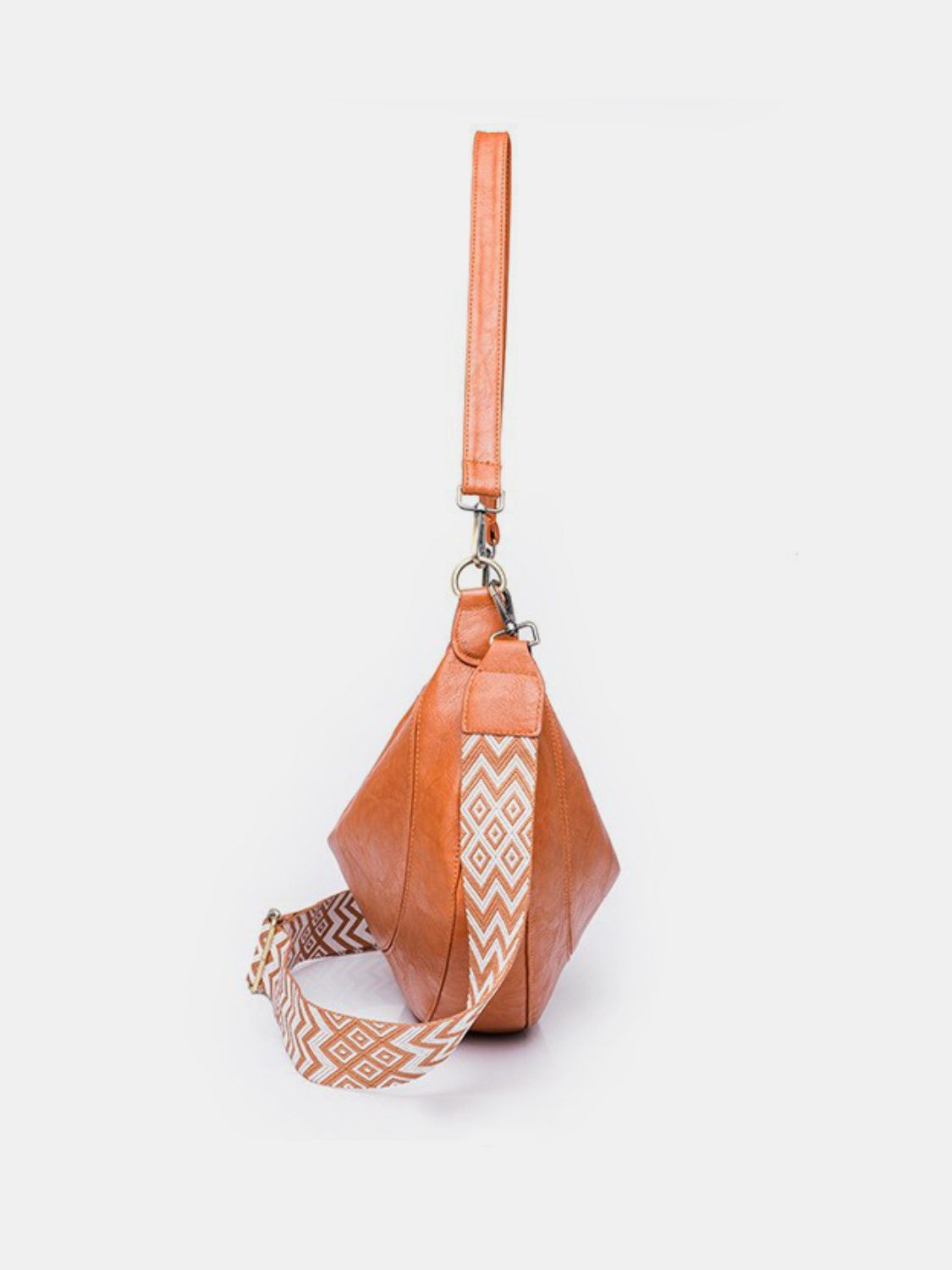 Chic & Versatile: PU Leather Crossbody Bag with Removable Strap