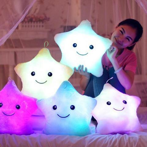 34CM Twinkle Twinkle Little Stars Glow-in-the-Dark Pillow