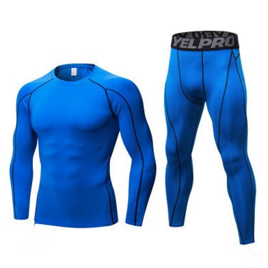 Men's Fitness Running Compression Training Suit Fitness Sportswear - MAGM Enterprises LLC