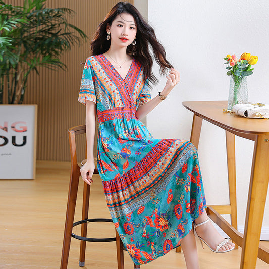 Summer Young Noil Poplin Dress - MAG MAX MART