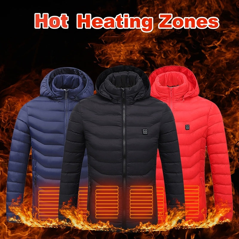 New Heated USB Electric Jacket Cotton Coat Thermal Heater - MAG MAX MART