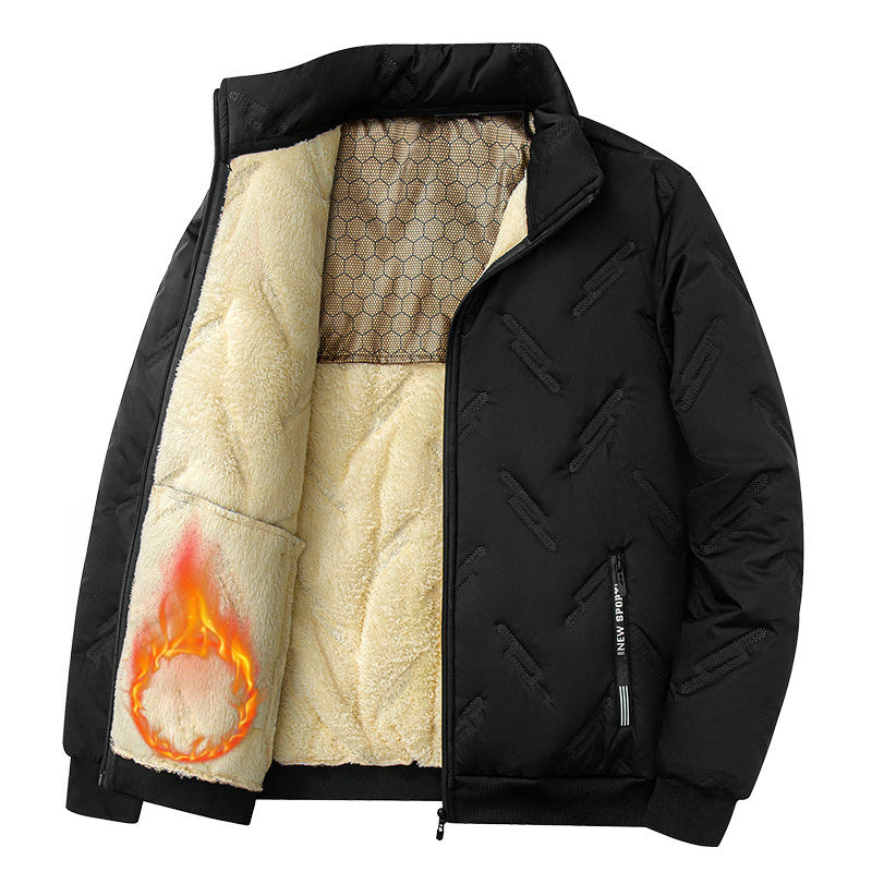 Winter Warm Thickened Fleece Men Jacket