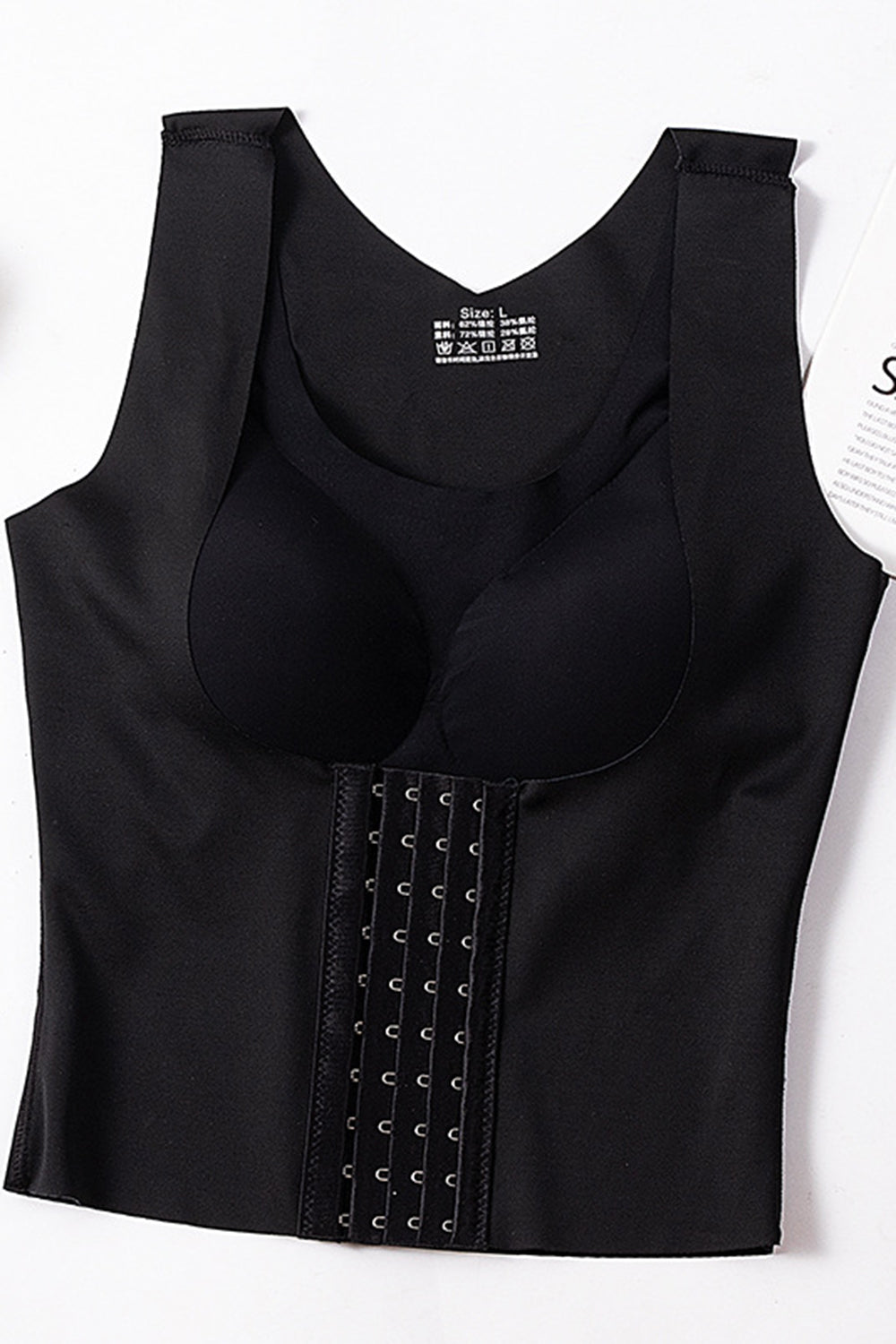 Basic Bae Shapewear-Tanktop mit U-Ausschnitt und herausnehmbaren Polstern