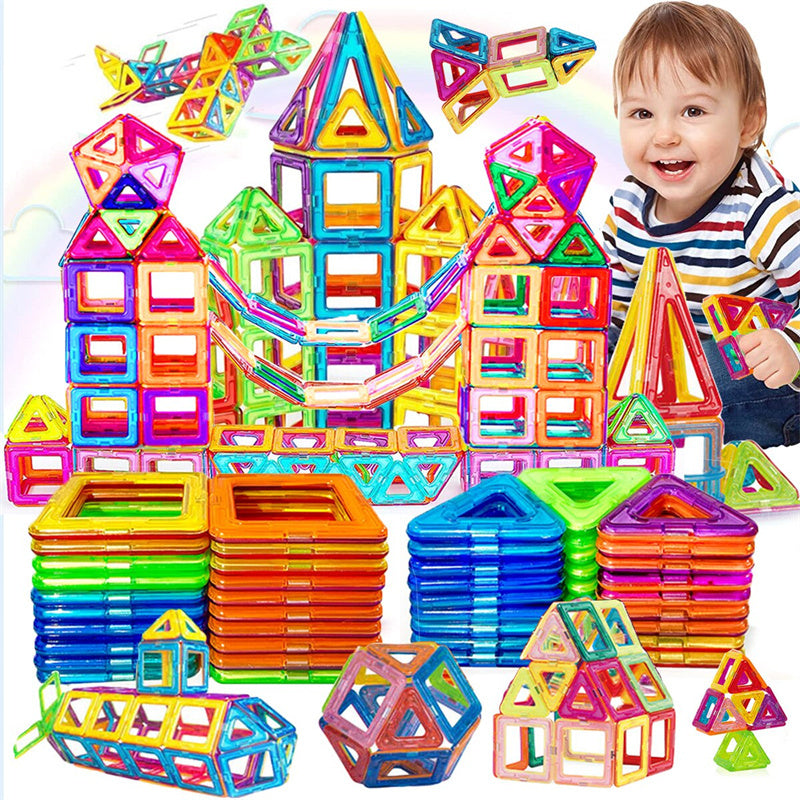 Magnetic Building Blocks DIY Magnets Toys For Kids Designer Construction Gift Sets