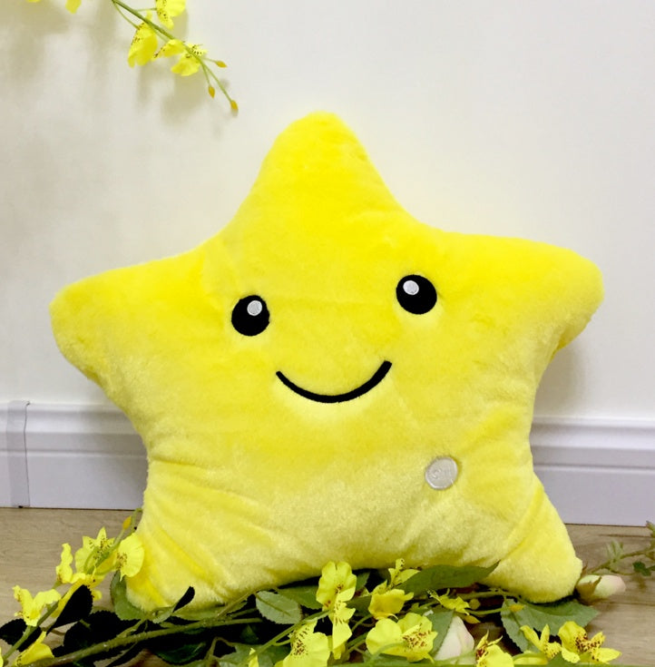 34CM Twinkle Twinkle Little Stars Glow-in-the-Dark Pillow