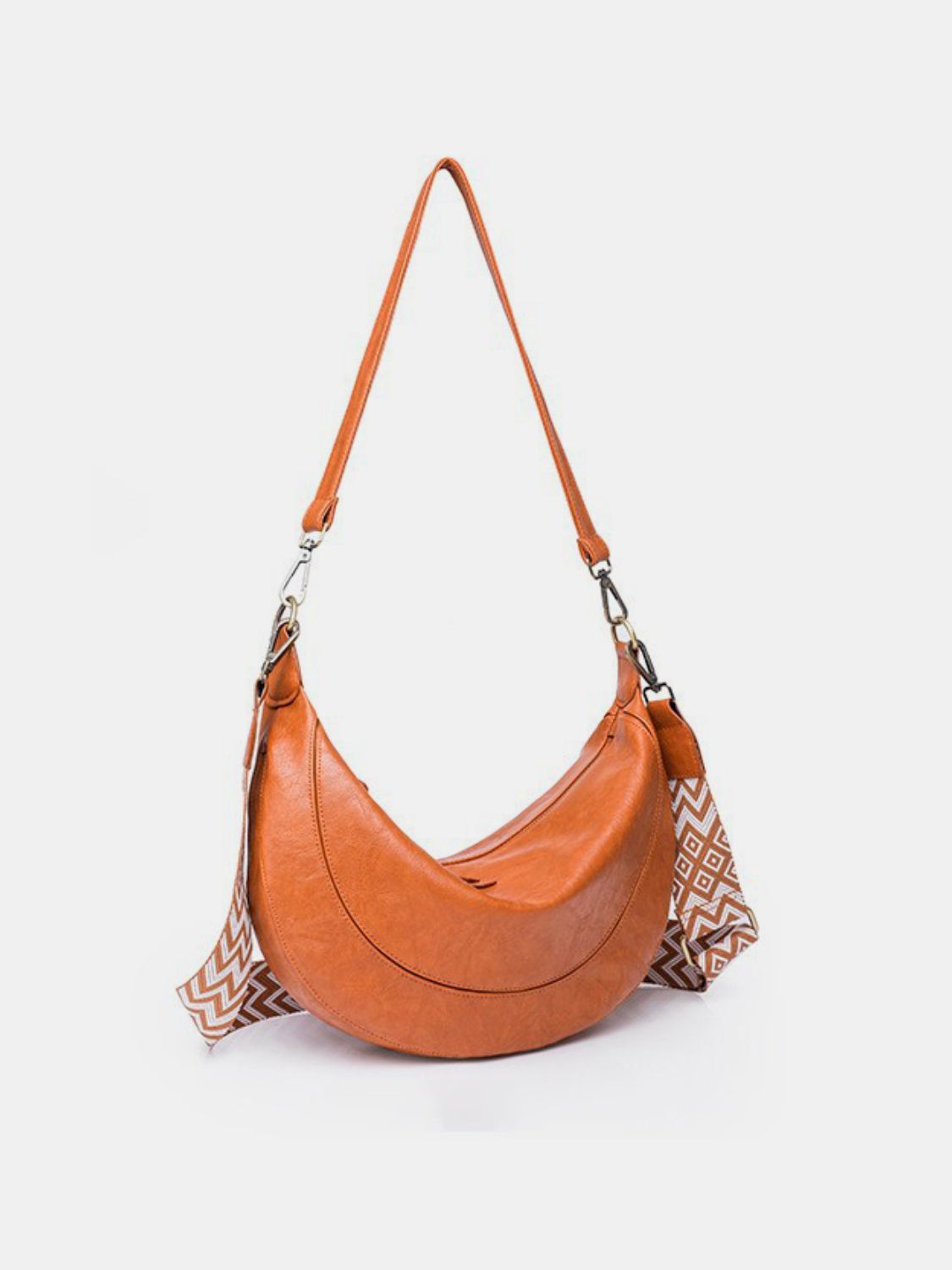 Chic & Versatile: PU Leather Crossbody Bag with Removable Strap