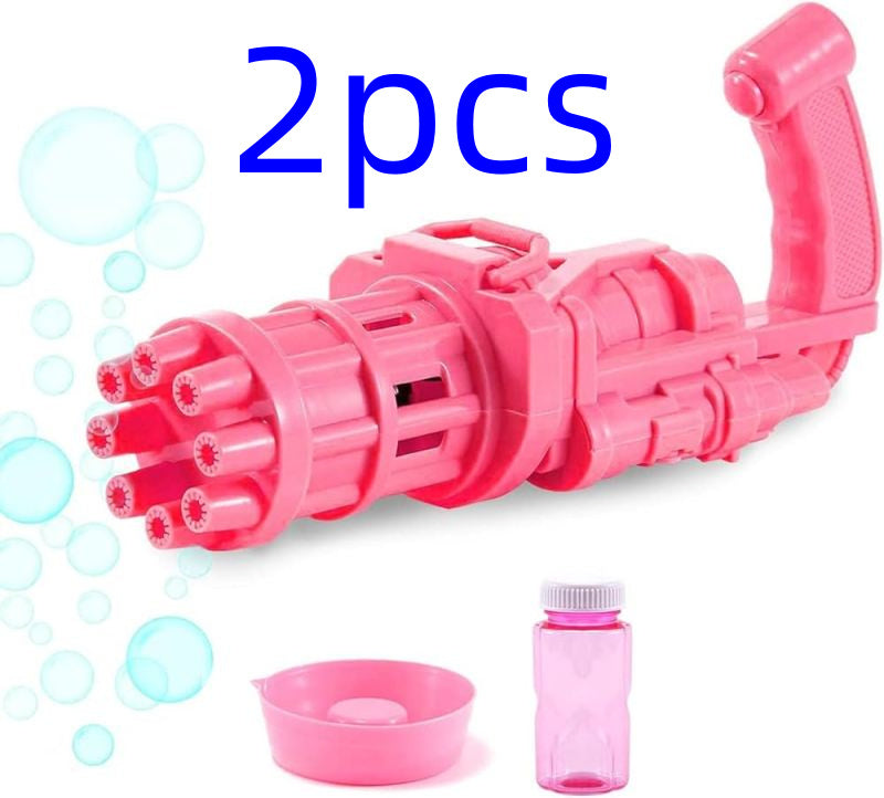 Kids Bath Toys Bubble Plastic Machine Gun