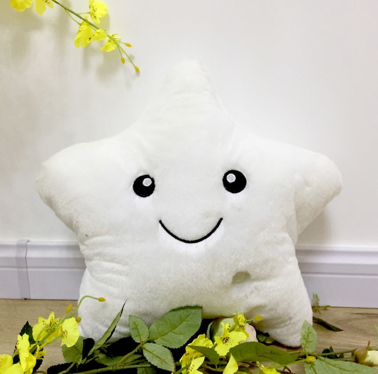 34CM Twinkle Twinkle Little Stars Glow-in-the-Dark Pillow