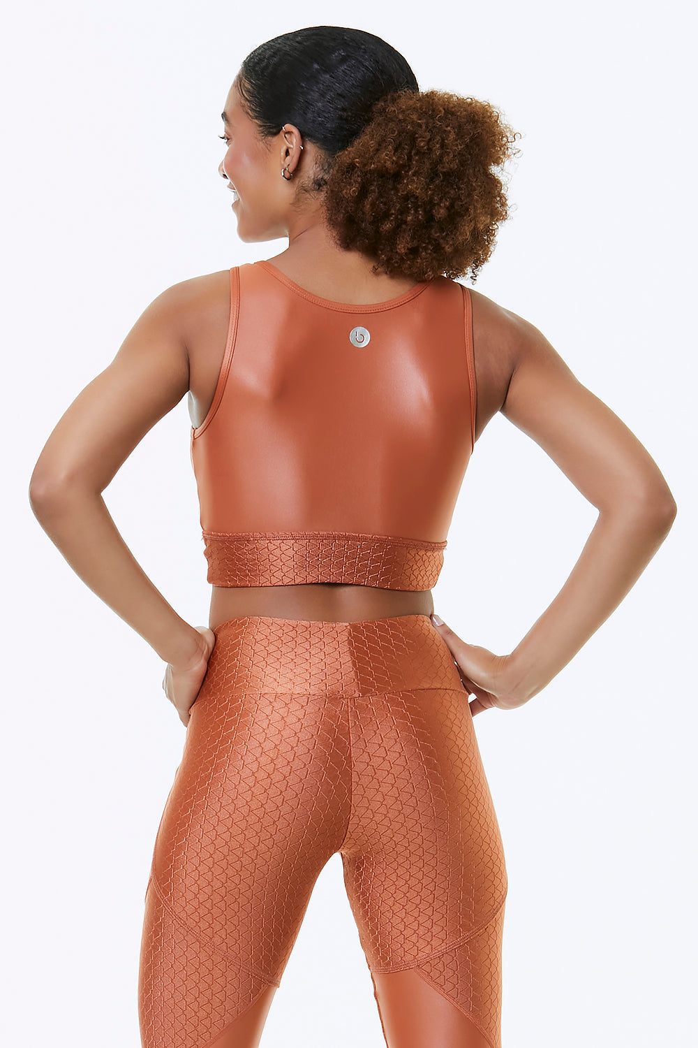 ORANGE BLOSSOM CROPPED SPORTS BRA - MAGM Enterprises LLC