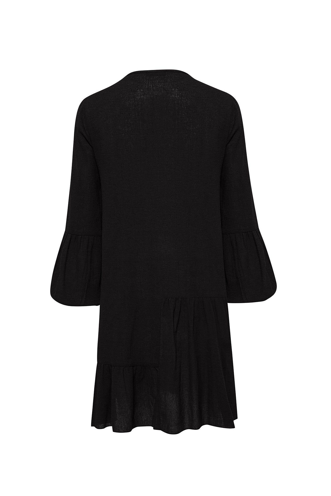 GAIA MINI DRESS TOP WEAR WOMEN - BLACK - MAGM Enterprises LLC