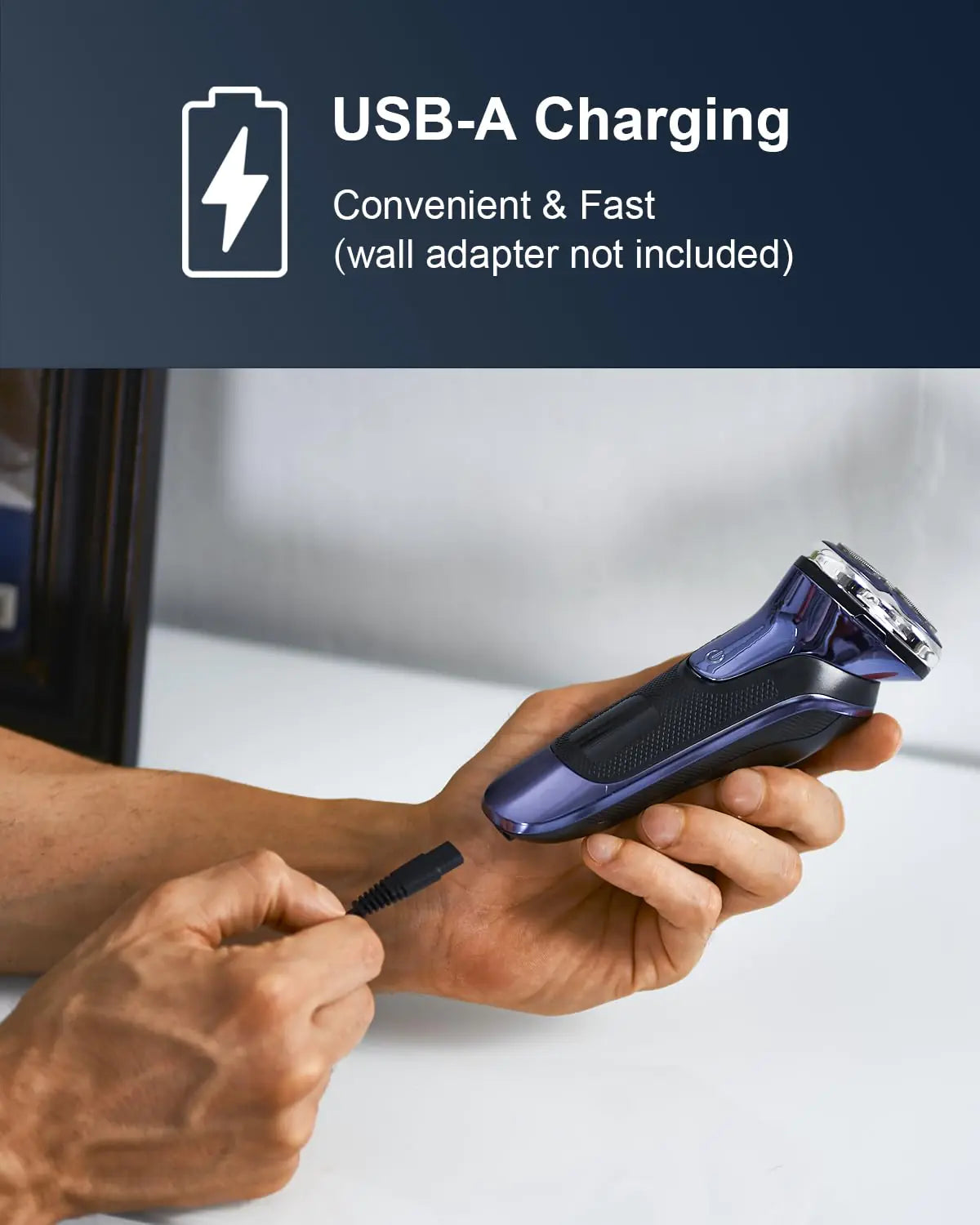 Electric Razor for Men, Noahstrong Electric Shaver & Trimmer