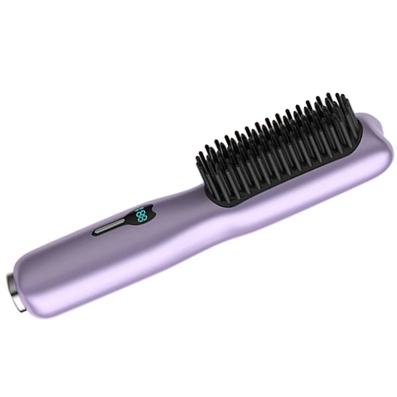 Cordless Hair Straightener Brush Hair Straightener Comb Mini Portable - MAGM Enterprises LLC