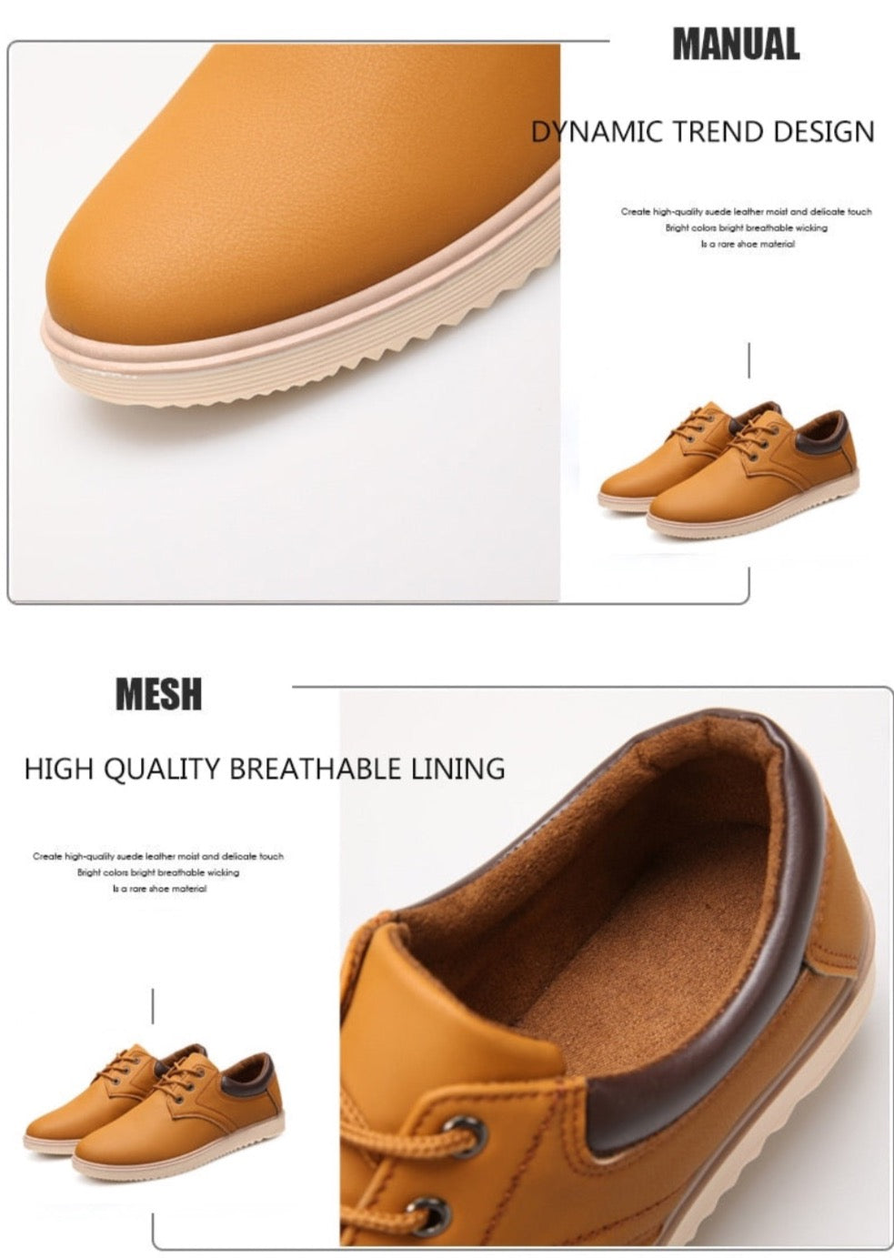 Mens Casual Flat Oxford Sneakers - MAGM Enterprises LLC