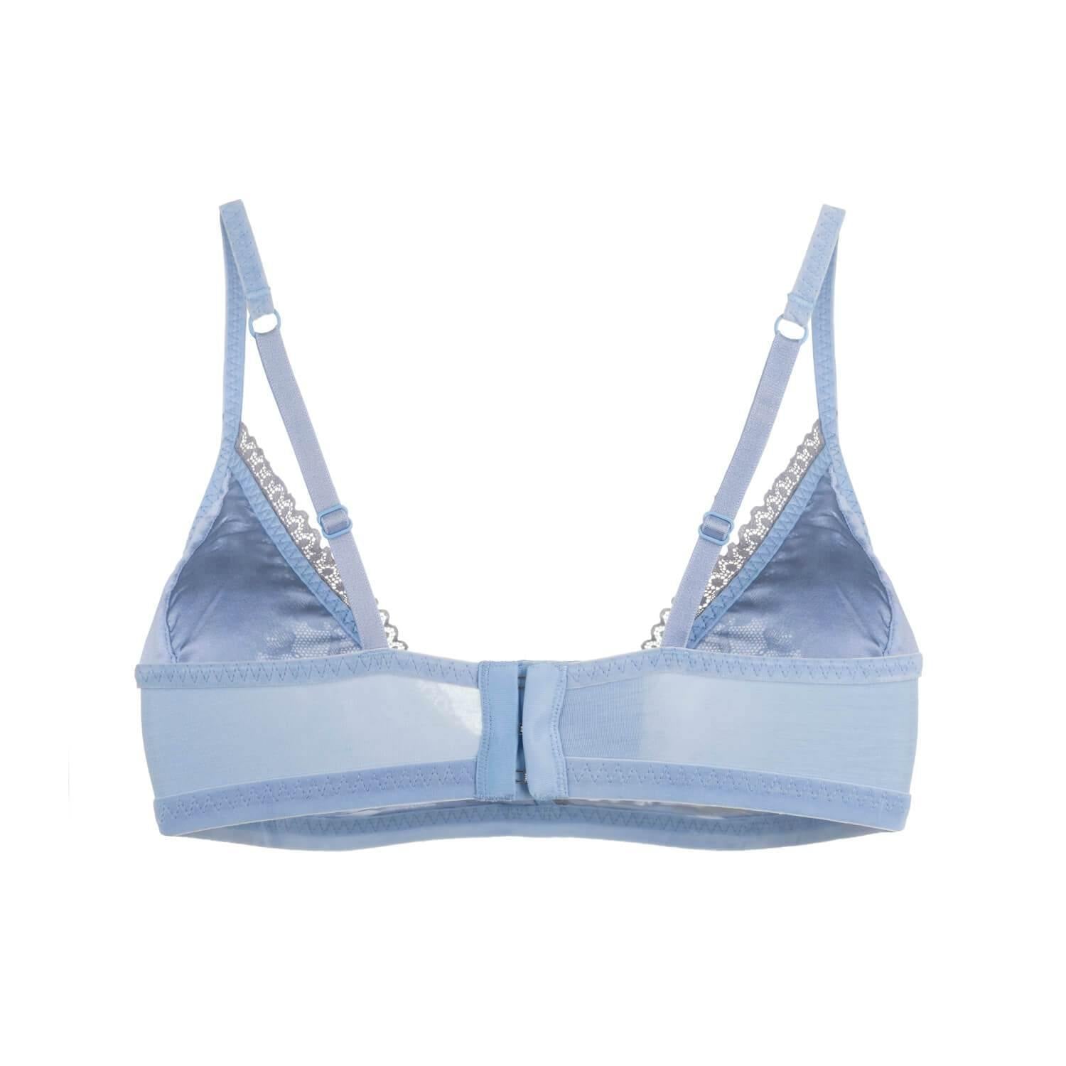 Serenity - Lace Organic Cotton & Silk Bralette - MAGM Enterprises LLC