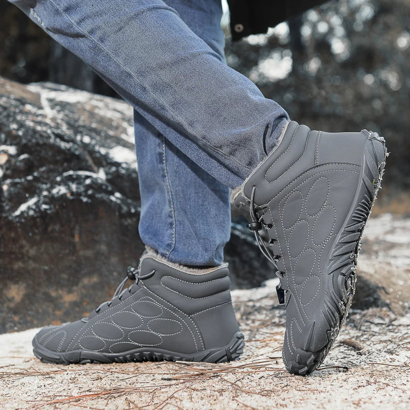 Fashion Winter Booties Men Snow BareFoot Casual Shoes Outdoor Work - MAGM Enterprises LLC