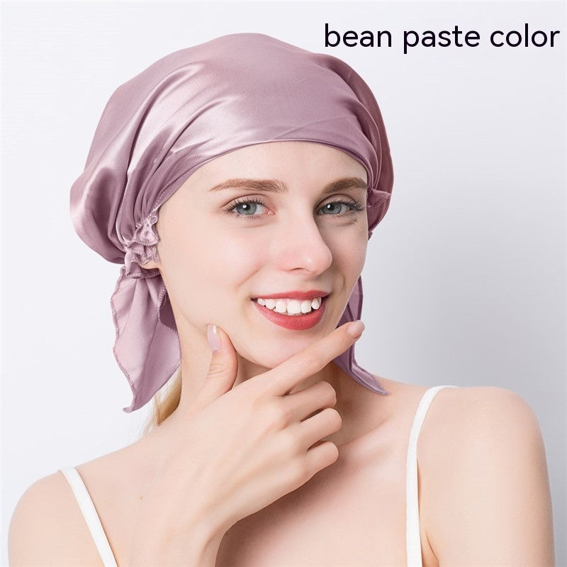 Women's Triangle Mulberry Silk Nightcap - Silk Bonnet for Women - MAGM Enterprises LLC