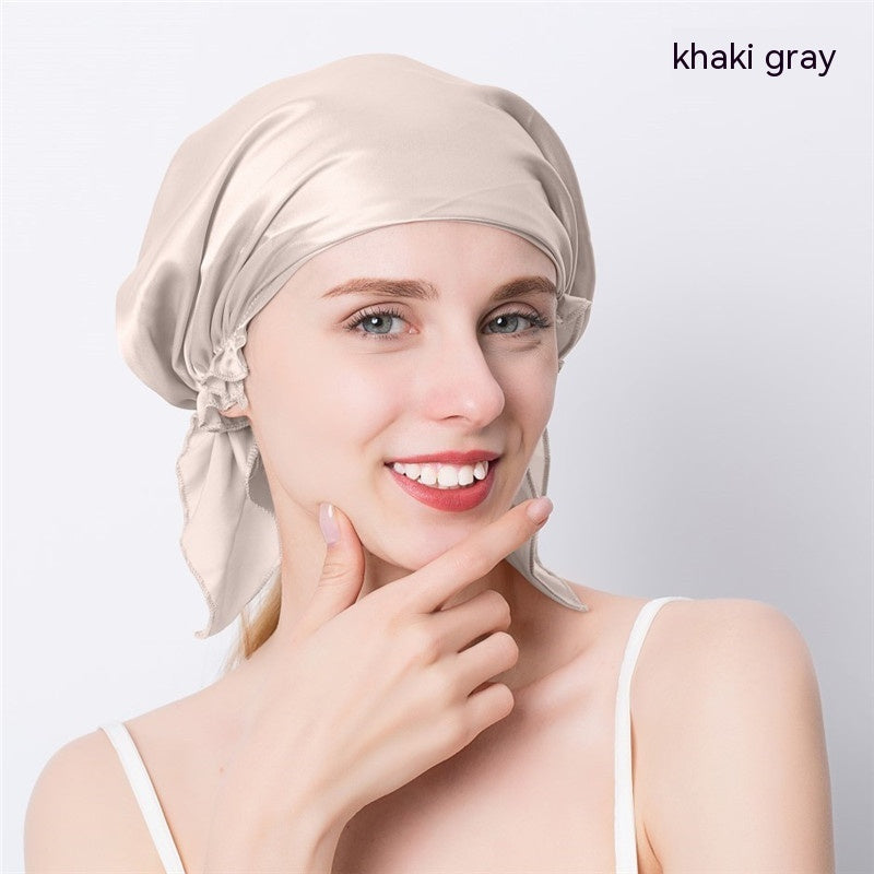 Women's Triangle Mulberry Silk Nightcap - Silk Bonnet for Women - MAGM Enterprises LLC