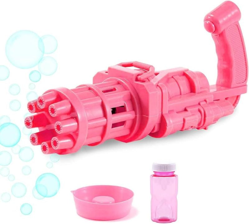 Kids Bath Toys Bubble Plastic Machine Gun