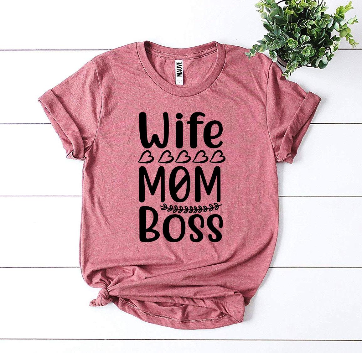 Wife Mom Boss T-shirt Unisex - MAGM Enterprises LLC