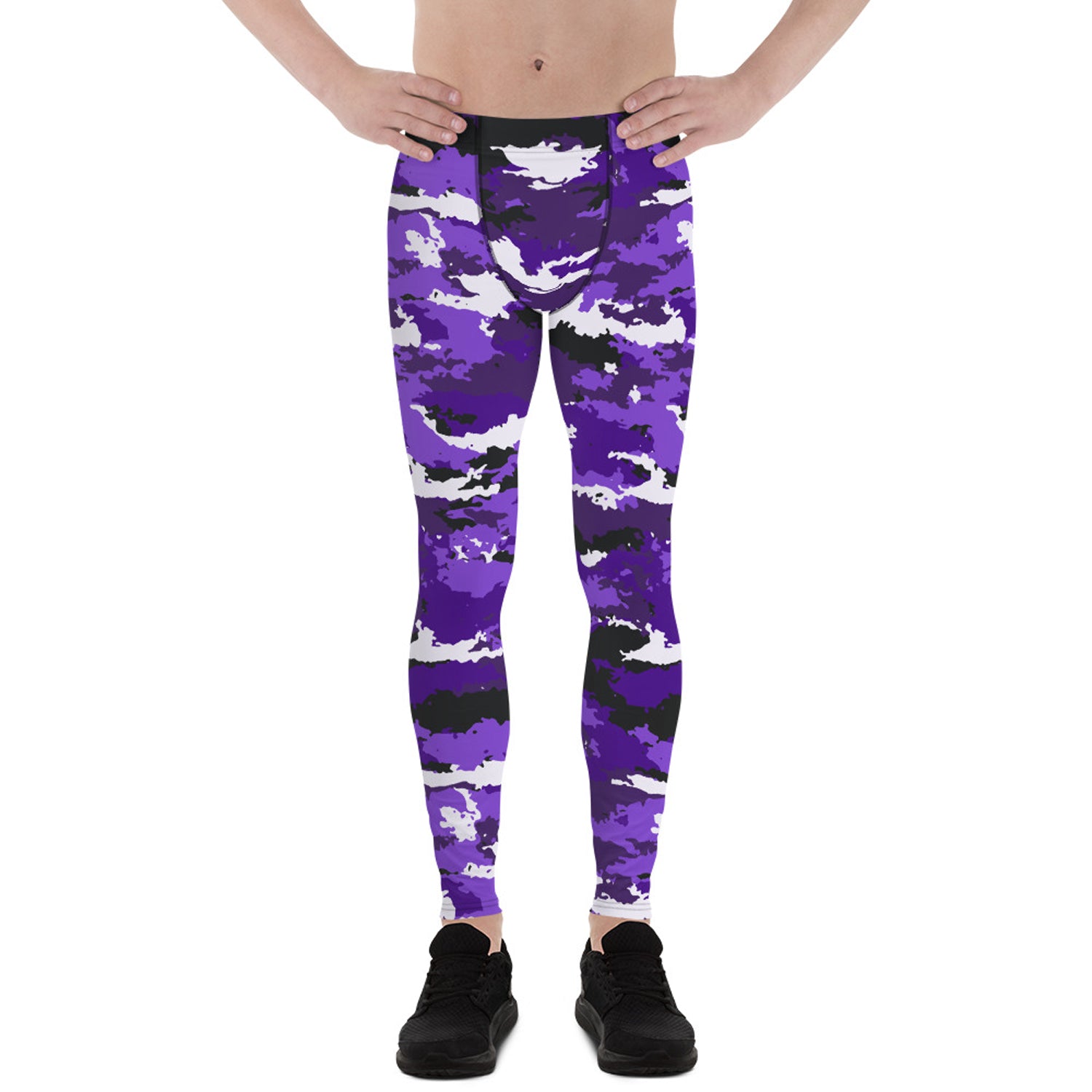 Purple Camo Leggings for Men - MAGM Enterprises LLC