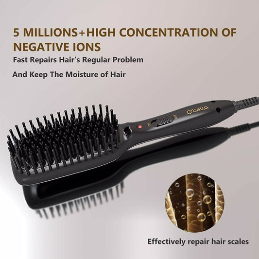 Hair Straightener Brush Hair Styler Electric Hot Comb - MAGM Enterprises LLC