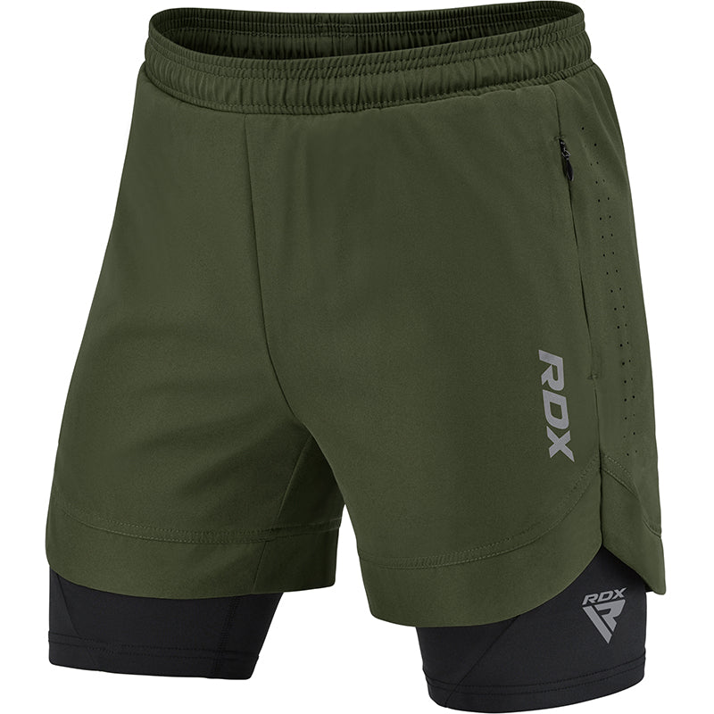 T16 2-in-1 Compression MMA Shorts - Mag Max Mart