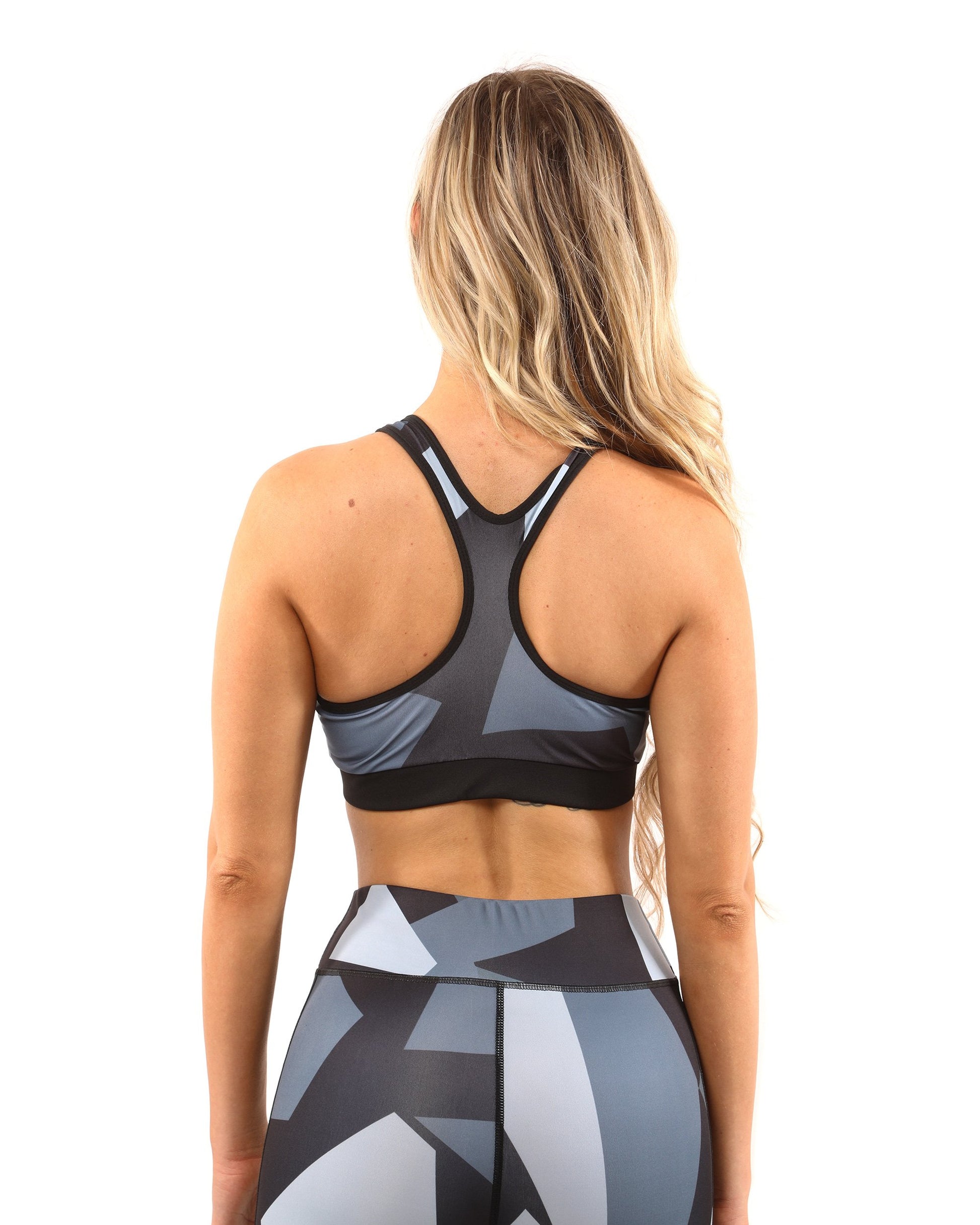 Bondi Set - Leggings & Sports Bra - Black/Grey - For Women - Mag Max Mart