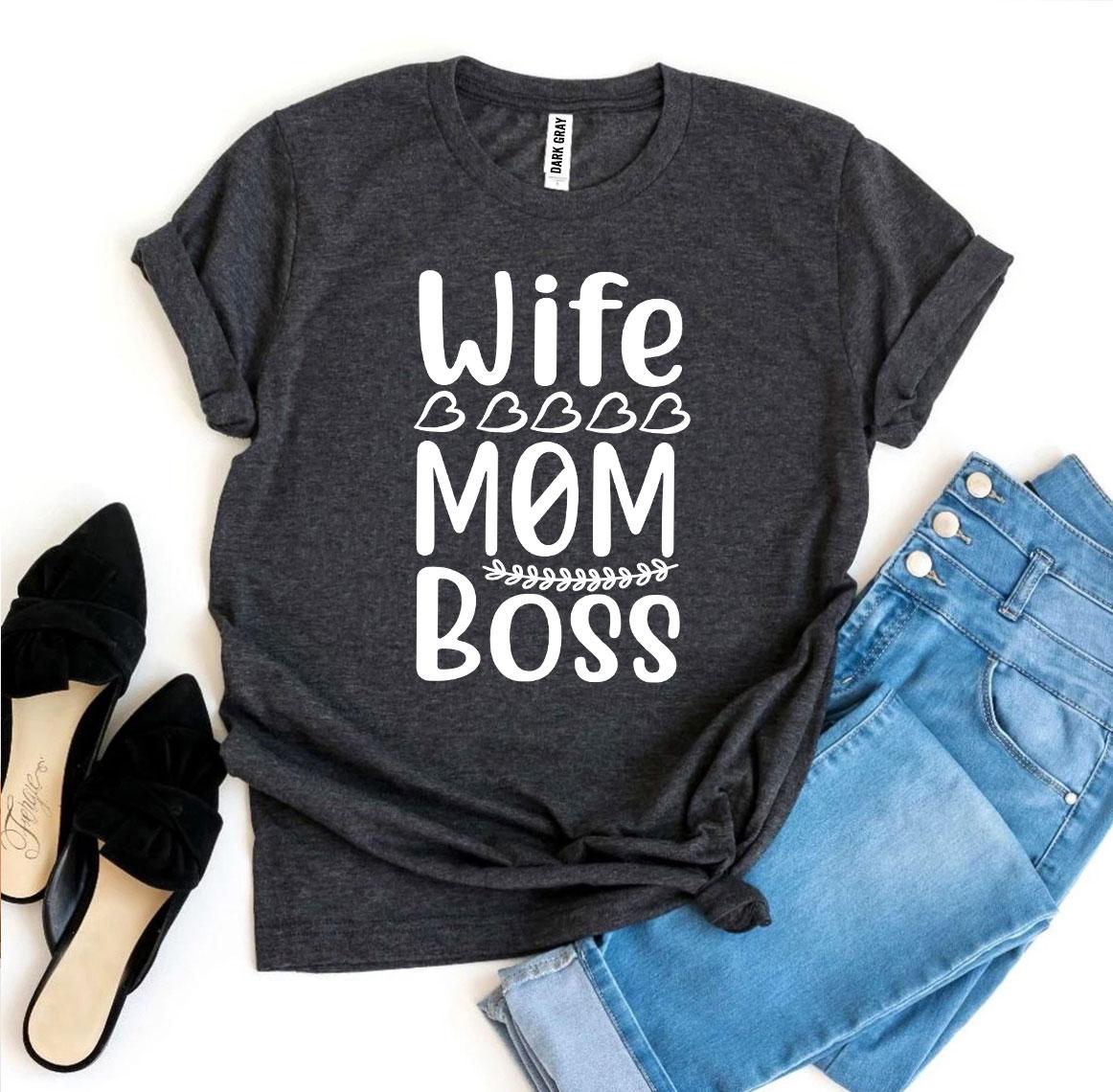 Wife Mom Boss T-shirt Unisex - MAGM Enterprises LLC