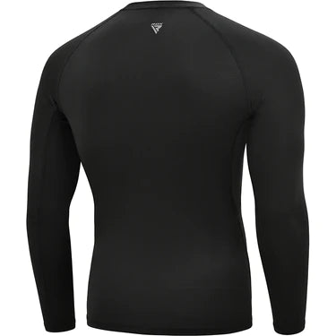 RDX T15 Long Sleeve Black Rash Guard Top Full Sleeve GYM Shirt - Mag Max Mart