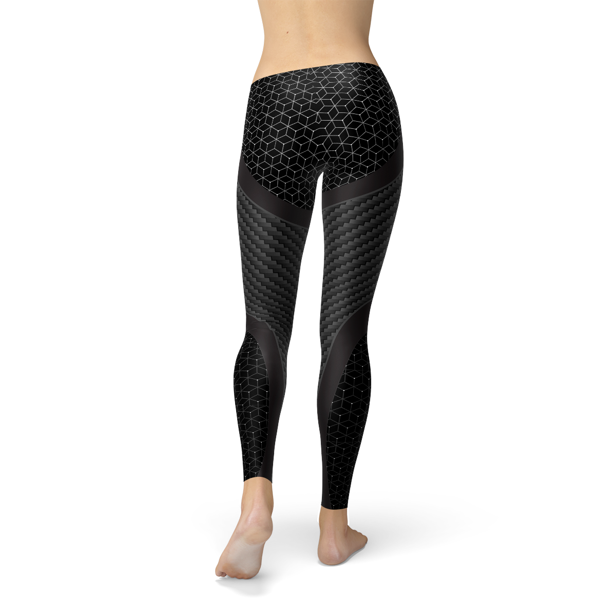 Womens Carbon Fiber Sports Leggings - Mag Max Mart