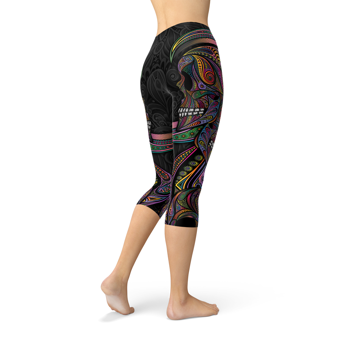 Womens Capri Leggings multi color - MAG MAX MART