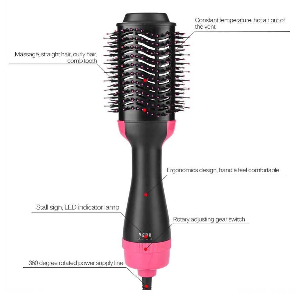 2 in 1 Hot Hair Brush Multifunctional Hair Dryer & Curler - MAGM Enterprises LLC