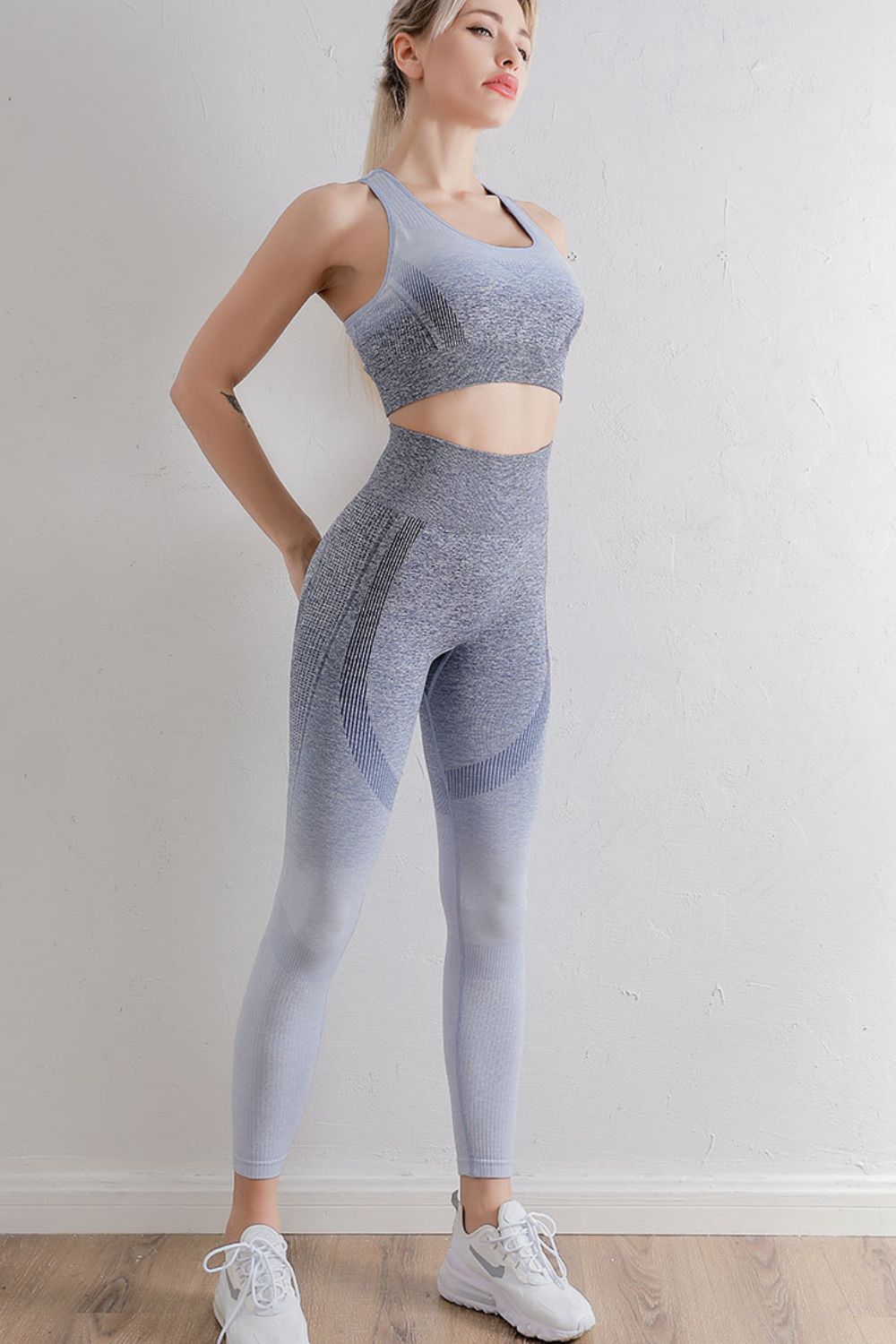 Gradient Sports Bra and Legging Combination SET