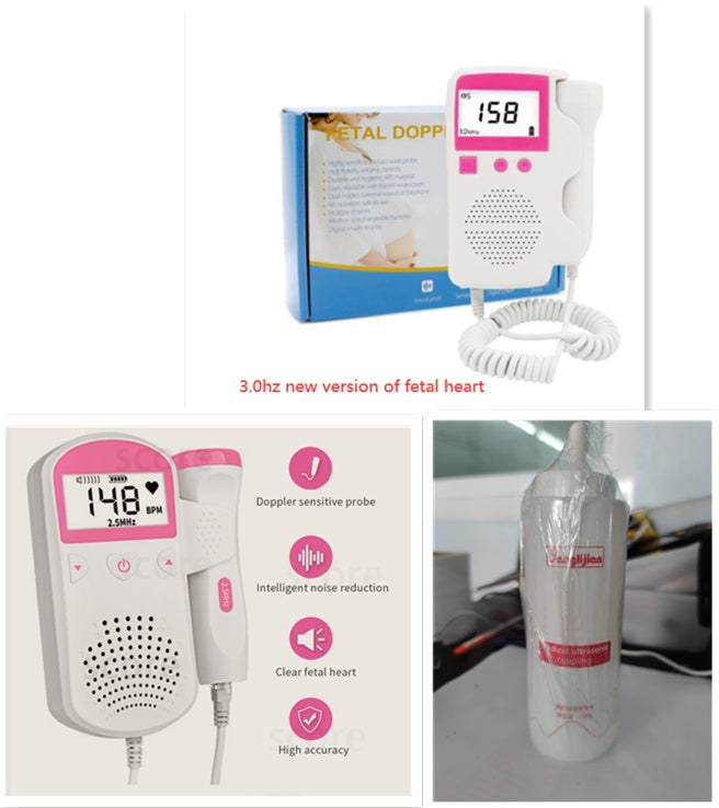 Fetal Heart Rate Monitor Home Pregnancy Baby Fetal Sound Heart Rate Detector - MAGM Enterprises LLC