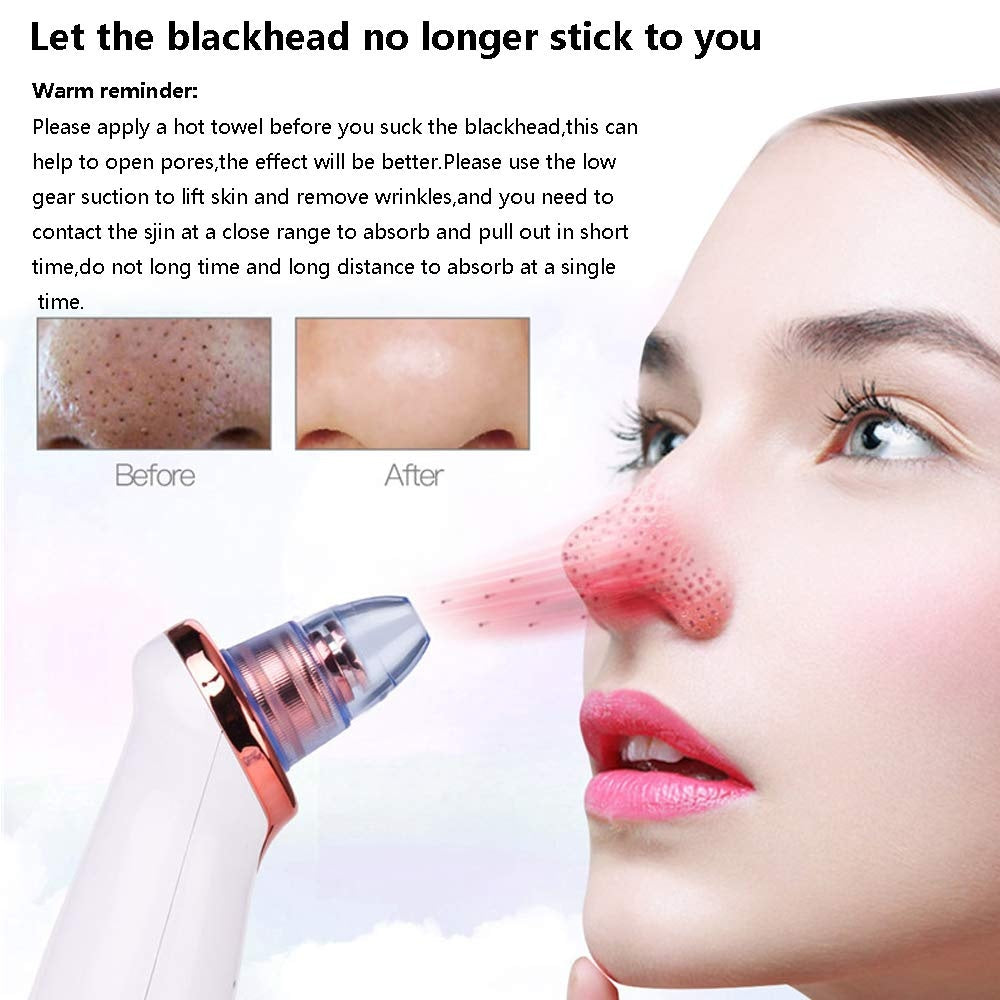 Electric Blackhead Remover Pore Vacuum Suction Diamond Dermabrasion Face Cleaner - MAG MAX MART