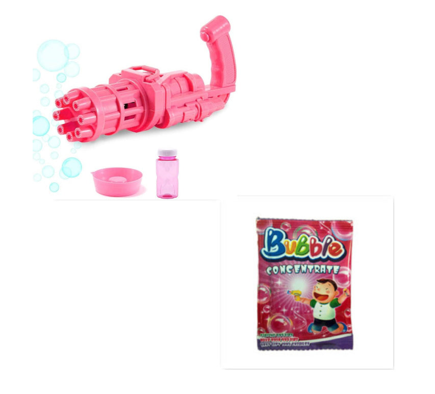 Kids Bath Toys Bubble Plastic Machine Gun