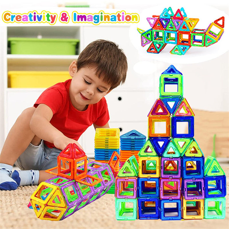 Magnetic Building Blocks DIY Magnets Toys For Kids Designer Construction Gift Sets