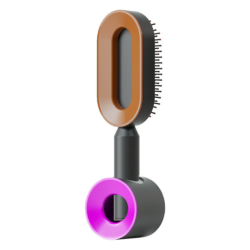 Self Cleaning Hair Brush For Women One-key Cleaning Hair Loss Airbag Massage Scalp Comb Anti-Static Hairbrush -Detangling hair brushes - Mag Max Mart