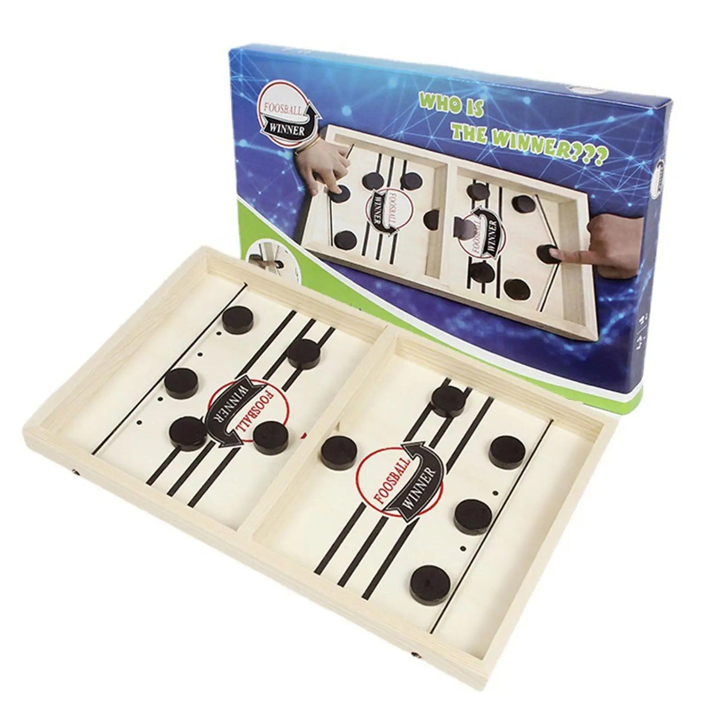 Fast Sling Wooden Puck Game, Slingshot Game,Family Game Toys