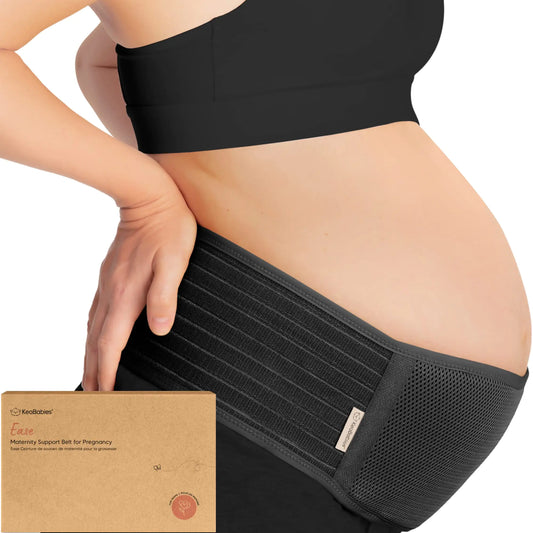 KeaBabies Maternity Belly Band for Pregnancy - Soft & Breathable Pregnancy Belly Support Belt - Pelvic Support Bands -